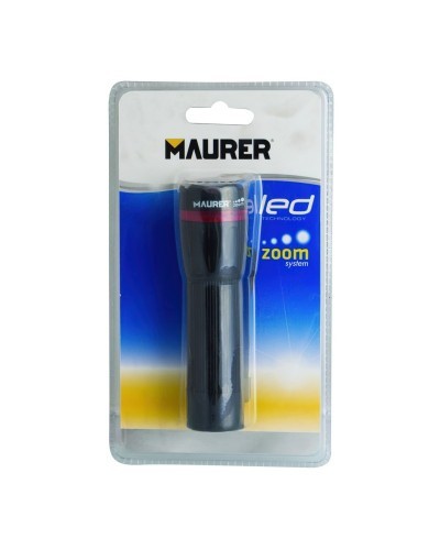 Linterna Maurer Led Zoom 50 lúmenes 3aaa plástico