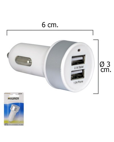 Adaptador / Cargador Mechero Coche a USB