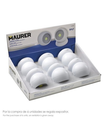 Linterna Led Magnetica Esfera 35-120 Lumenes A Pilas 3aaa (No Incluidas)