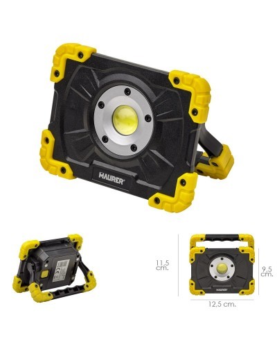 Foco Led Portatil Con Asa E Imanes 5 W. 500 Lumenes A Pilas