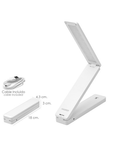 Lampara Led Mesa Plegable Articulada 180 Lumenes