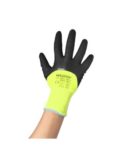 Guantes De Invierno Realizado En Poliester Acolchado Con Recubrimiento De FOAM Talla 8" (Par)