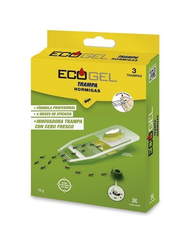 Ecogel Hormigas Trampa Hormigas 15 Gramos (Caja De 3 Unidades)