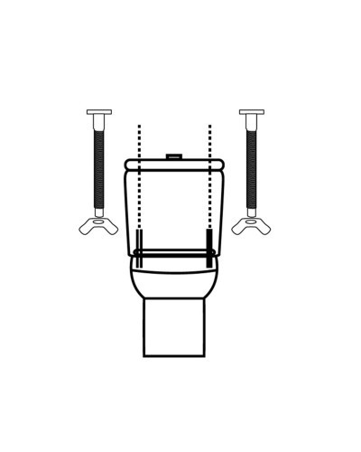 Kit Fiajcion Sanitario Cisterna / Inodo 6x90 (2 Piezas)