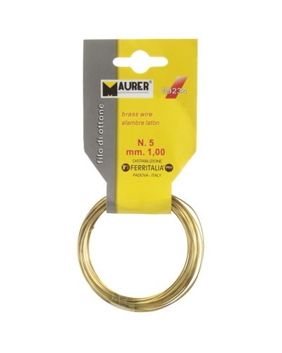 Alambre Latón Maurer nº  0 / 0,5 mm. 30 Metros
