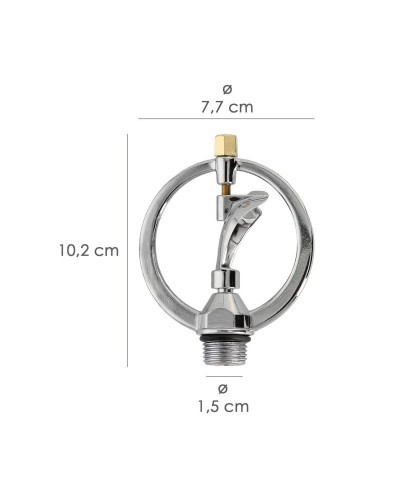 Aspersor Aluminio Rotativo