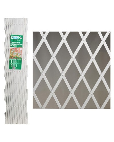 Celosia Pvc Blanca Extensible 3x1 metros.
