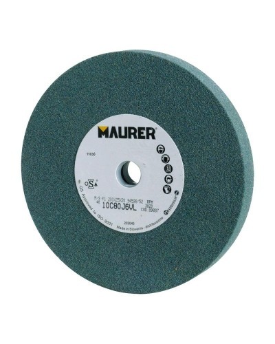 Muela Maurer Carburo De Silicio 150x20x16 mm. Grano 80