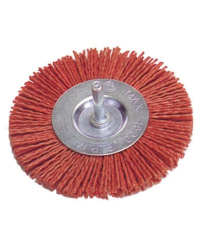 Cepillo Nylon Disco 100 mm. 1/4".