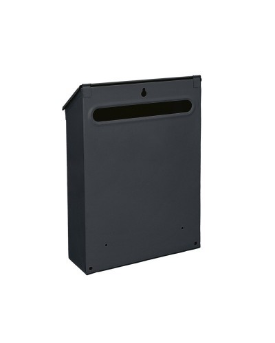 Buzón Maurer Exterior 21x30x6,8 cm. Negro