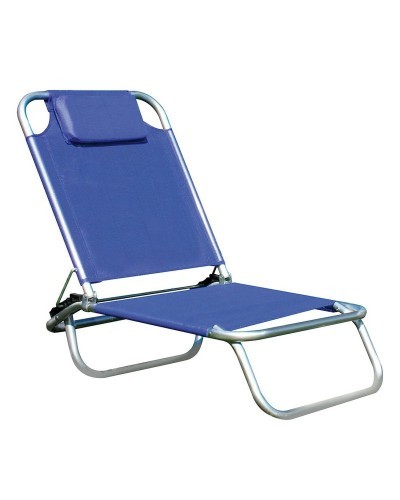 Silla Playa Aluminio Bermuda Azul