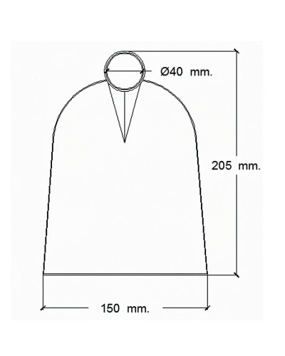 Azada Forjada Sin Mango  96/ 750 Gramos