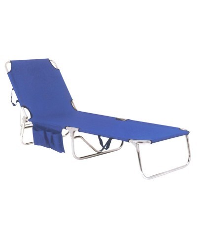 Tumbona Playa Metal Cama Thassos Azul