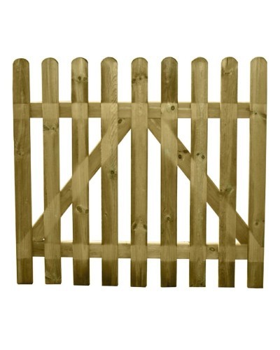 Cancela Jardin Madera Papillon 100x100 cm.