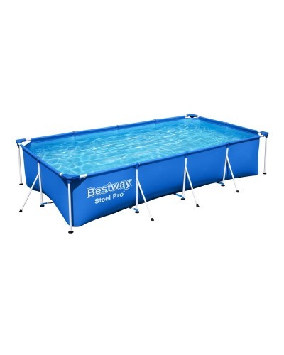 Piscina Rectangular Con Depuradora 400x211x81cm.