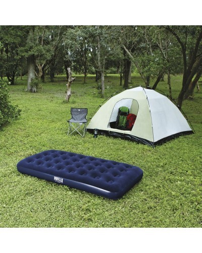 Colchon Camping Inflable Individual 188x99x22 cm.