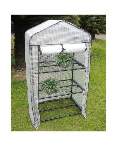 Invernadero de Jardin Portatil PVC3 Niveles 125 cm. Cultivo de plantas, esquejes, semilleros, etc.