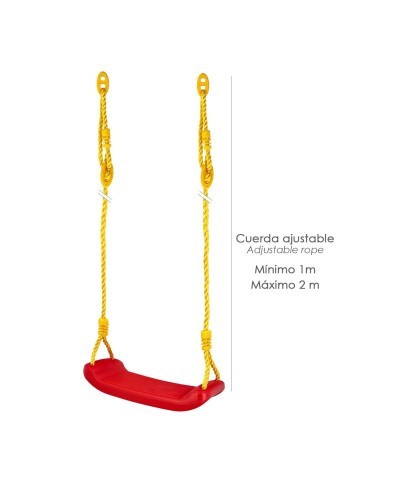 Columpio Jardin Asiento Con Cuerda