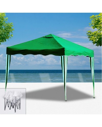 Pergola Papillon 3x3 Metros Plegable Verde