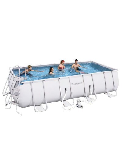 Piscina Rectangular Con Depuradora 549x274x122 cm.