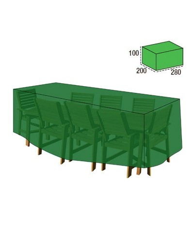 Funda Cubre Mesa / Conjunto 100x200x280 cm.