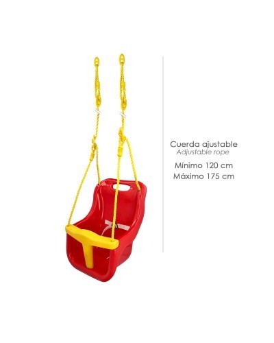 Columpio Jardin Asiento Bebe 38x25x52 cm.