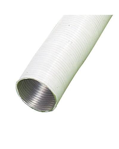 Tubo Aluminio Compacto Blanco Ø 100 mm. / 5 metros