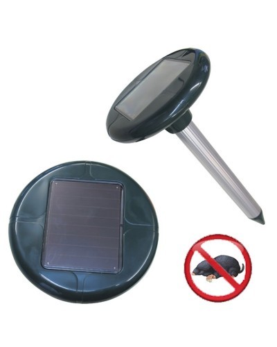 Ahuyentador Ultrasonidos Solar para topos 625 m².