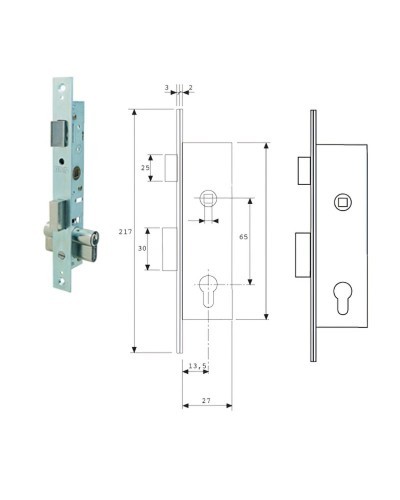 Cerradura Tesa 2200-hz/15