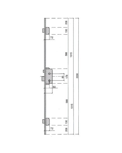 Cerradura Ucem Seguridad 2510/cl001s