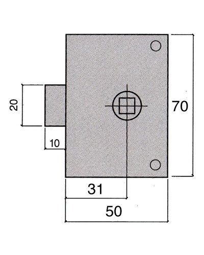 Picaporte Ucem 234-hz/50