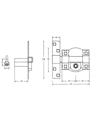 Cerrojo Fac 300-r/ 80-p