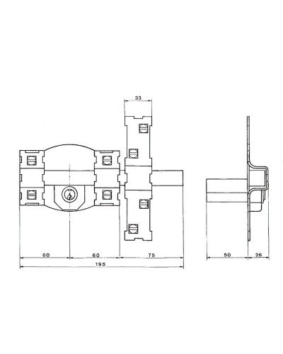 Cerrojo Fac 301-l/120-p