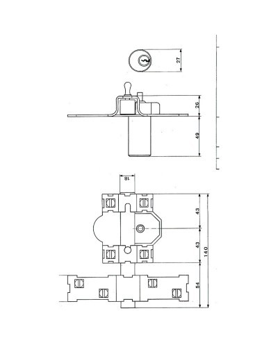 Cerrojo Fac 201-r/ 80-p