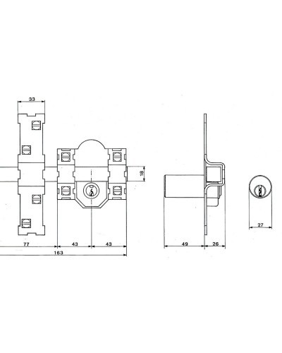 Cerrojo Fac 201-l/ 80-p