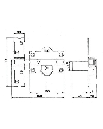 Cerrojo Fac 101-r/105-p