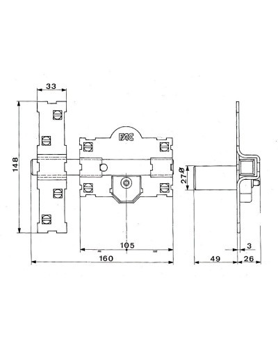 Cerrojo Fac 101-r/105-p   Bombillo 70