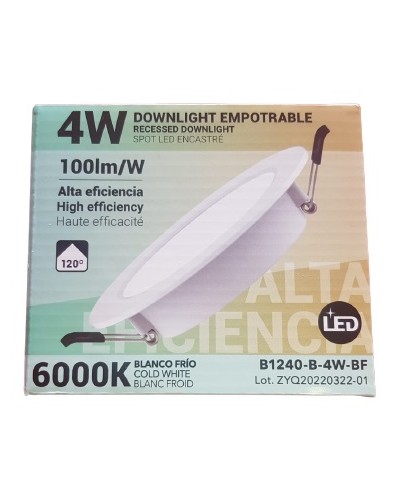 DOWNLIGHT LED 4W 6000K