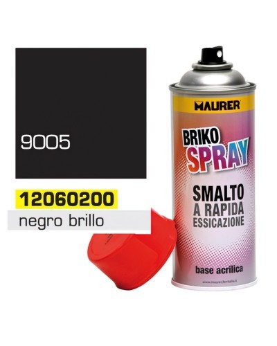 Spray Pintura Negro Brillo Profundo 400 ml.