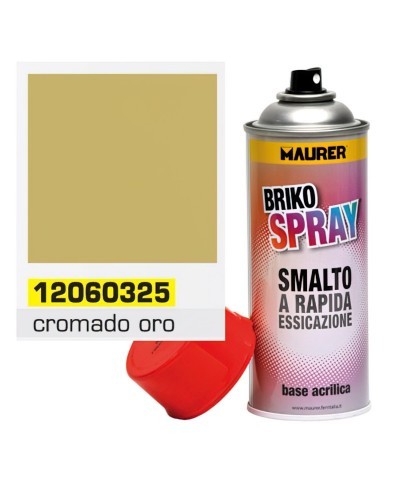 Spray Pintura Cromado Oro 400 ml.