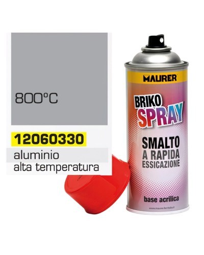 Spray Pintura Resistente Altas Temperaturas Aluminio  400 ml.