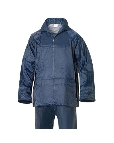 Traje de Agua Impermeable Azul Nylon    Talla 8-XL