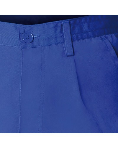 Pantalon De Trabajo Largo, Color Azul, Multibolsillos, Resistente, Talla 44