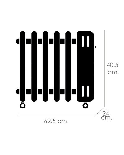 Radiador Aceite 2000w 9 Elementos