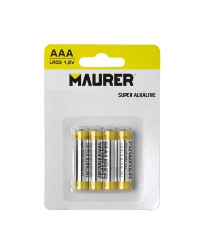 Pila Maurer Alcalina AAA / LR03 (Blister 4 Piezas)