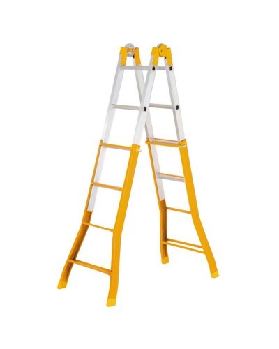 Escalera Telescópica Mixta Wolfpack 4+4 Peldaños