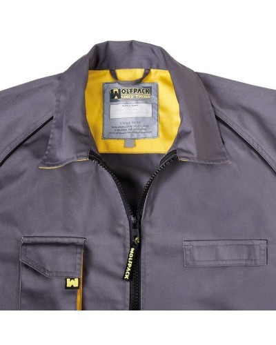 Chaqueta de Trabajo Gris/Amarillo Talla 48/50 M