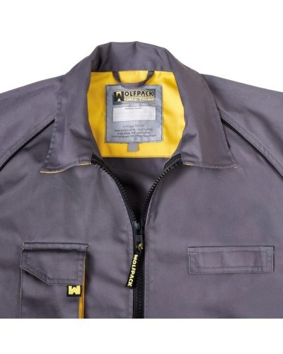 Chaqueta de Trabajo Gris/Amarillo Talla 60/62 XXL