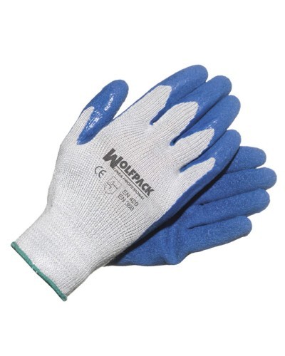 Guantes Latex / Algodón Impregnado Target  8" (Par)