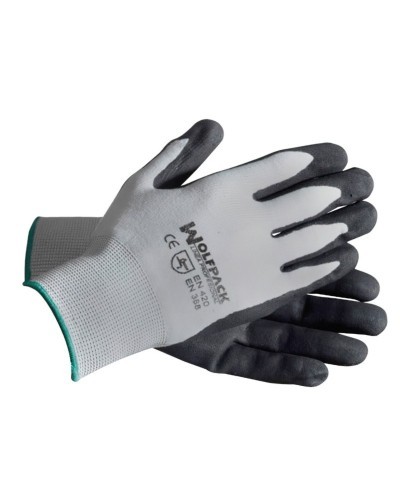 Guantes Nitrilo / Nylon Foam Impregnado 10" (Par)